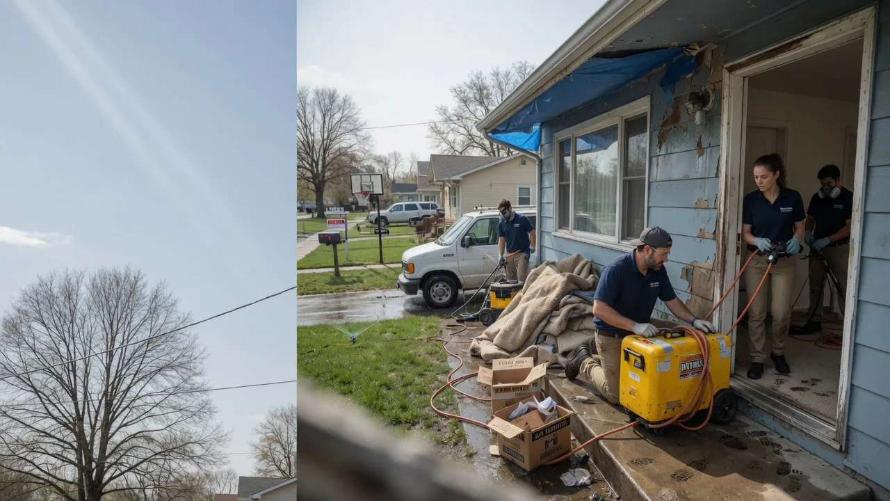 Basement Flood Cleanup in Enderlin, ND near me